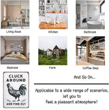 Smilelife Funny Chicken Gifts Chicken Cluck Around and Find Out Tin Sign for Home Farm Chicken Coop Farmhouse Kicthen Garden Decor 8 X 12 Inch (3020) Smilelife