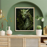 WUIVCTR Paint by Numbers Dragon for Adults, Acrylic Oil Painting by Numbers Kits for Beginner with Paintbrushes Brushes Art Crafts Canvas for Home Decor 16x20 inch WUIVCTR