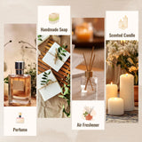 Men Essential Oils Set, Fragrance Oil for Diffuser, Leather, Tobacco, Cedar, Bourbon Whisky, Bergamot, Candle Scents for Candle Making, Soap Making Supplies, Man Aromatherapy Diffuser Oils Kit(6x10ML) Aeshory