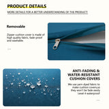 opemtdo Premium Outdoor Patio Furniture Set with Storage, L Shaped Outdoor Couch with Thick Cushions, 4 Seat Balcony Furniture Set with Tea Table opemtdo