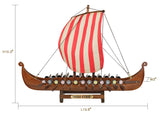 SAILINGSTORY Wooden Viking Ship Model Drakkar Oseberg 1/60 Scale Replica Scandinavian Dragon Longship Model HOME DECOR SAILINGSTORY