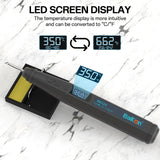 BK210 Soldering Iron Kit, 3200mAh Wireless Electric Soldering Iron Pen with Precision Soldering Tip (C210), LED Digital Display,Auto-Hibernation, for Precision Repair of Electronic Products (BK210) BAKON