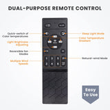 MOOONICHE 48 Inch Crystal Ceiling Fan with Light and Remote Modern Dimmable Fandelier Invisible Retractable Chandelier Fan Gold for Bedroom Living Room MOOONICHE