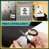 Eersida White Surface Magnet Roll Car Magnet Sheets Flexible Magnetic Sign Magnet Vinyl Roll Blank Magnet Sheets Magnetic Signs for Vehicles DIY Craft Projects(16 Inch x 5 Feet, 40 Mil) Eersida