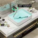 ZGNBSD Double Bathroom Bathroom Vanity with Sink - Floating Bathroom Vanity with LED Smart Defog Mirror Cabinet, Solid Wood Bathroom Vanity, Wall Mounted, Stylish Design. (Double Sink 60") ZGNBSD