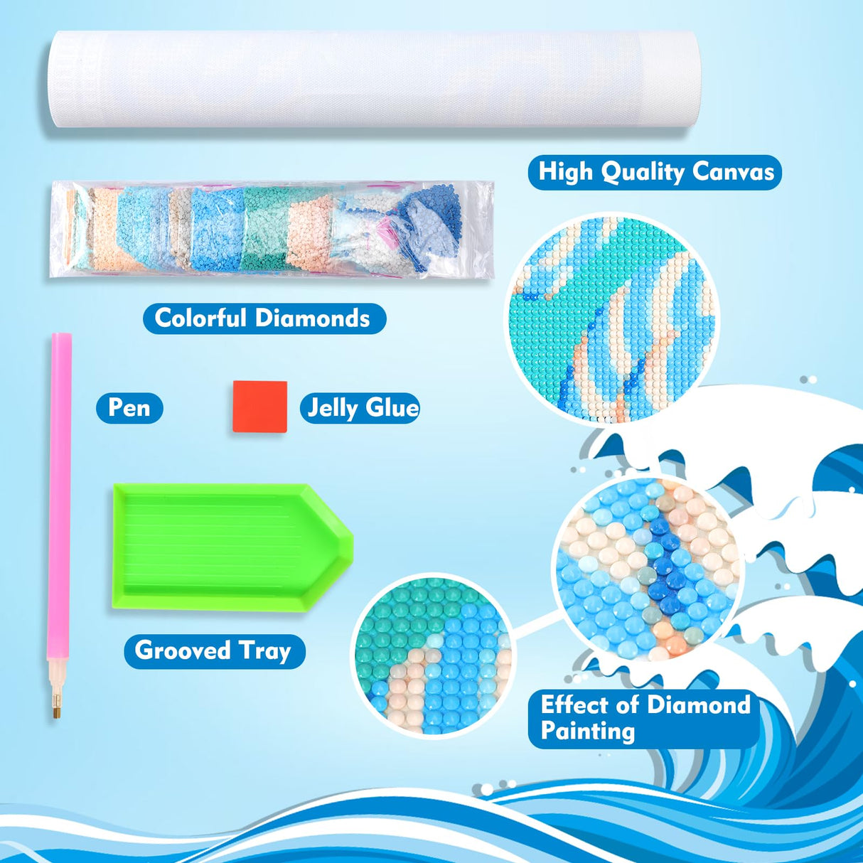 KAYEIUU Fairy Dust Diamond Painting Art Full Round Drills Beauty Bird Diamond Painting Kits for Room Decor Home Decor Bathroom Decor, Funny Gifts 12x16 inch KAYEIUU