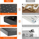 TORACK 3 PCS Metal Pegboard Panels for Wall Garage Utility Tools Storage Pegboard for Workbench, Shop, Modular Peg Board Tool Organizer Boards(Pack of 3, Black) TORACK