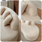 ChicFurnit Couch, Sectional Sofa, Modern Unique Curved Sectional Sofa Couch with 5 Seats, Comfy Couch for Living Room, Apartment & Office, Beige ChicFurnit