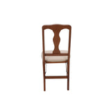 Meco STAKMORE Queen Anne Folding Chair Cherry Finish, Set of 2, MECO