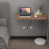 Pmnianhua Wall Mounted Desk,31'' Wall Mounted Drop Leaf Table,Drop Down Table,Folding Table,Fold Down Wall Desk,Floating Desk for Wall Laundry Room Bar Home Office Small Space(Walnut) Pmnianhua