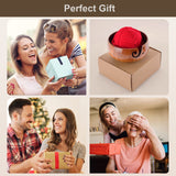 Wooden Yarn Bowl, Knitting Yarn Bowl with Holes Storage Handmade to Prevent Slipping, Perfect Yarn Bowl for Crocheting and Knitting Mothers Day Gift 6" x 3" Little World