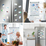 MaxGear Business Card Magnets Peel and Stick, Custom Magnets Business Cards, Personalized Magnet for Refrigerator, Custom Fridge Magnet, Adhesive Magnet, 3.5" x 2" Magnetic Business Cards 50 Pack MaxGear