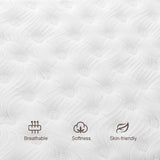 Duchessz Full Mattress, 14 Inch Hybrid Mattresses Eurotop with Gel Memory Foam,Motion Isolation Individually Wrapped Pocket Coils Breathable Comfort Soft Pressure Relief 100 Night Trial Duchessz