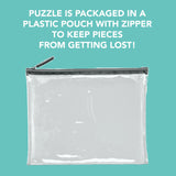 Mudpuppy Rainforest 12 Piece Pouch Puzzle, Jigsaw Puzzle for Kids with Extra-Thick Pieces, 14" x 11", Includes a Reusable Zippered Pouch, Ideal for Traveling, Ages 2-4 Mudpuppy