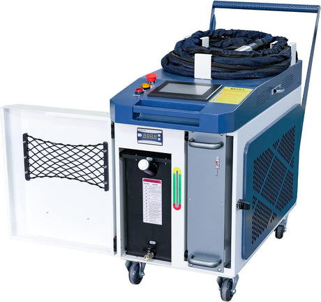 WTTTOOLS Laser Welding Machine 2000 W 2-in-1 Laser Welder 220V Handheld Fiber Laser Welding Gun Welding Beam Cleaner with Auto Wire Feeder for Metal Carbon Stainless Steel Aluminum Titanium Copper WTTTOOLS