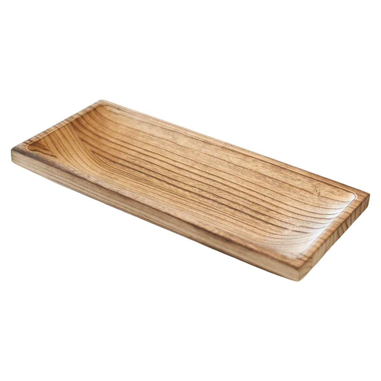 Wood Dough Bowl (14.2" x 6.2" x 2") - Durable Paulownia Key Bowl - Stylish Decorative Bowl - Easy to Clean, Versatile Decorative Tray - Perfect for Home Decor, Table Centerpiece, dough bowl for decor Zuber Home Goods