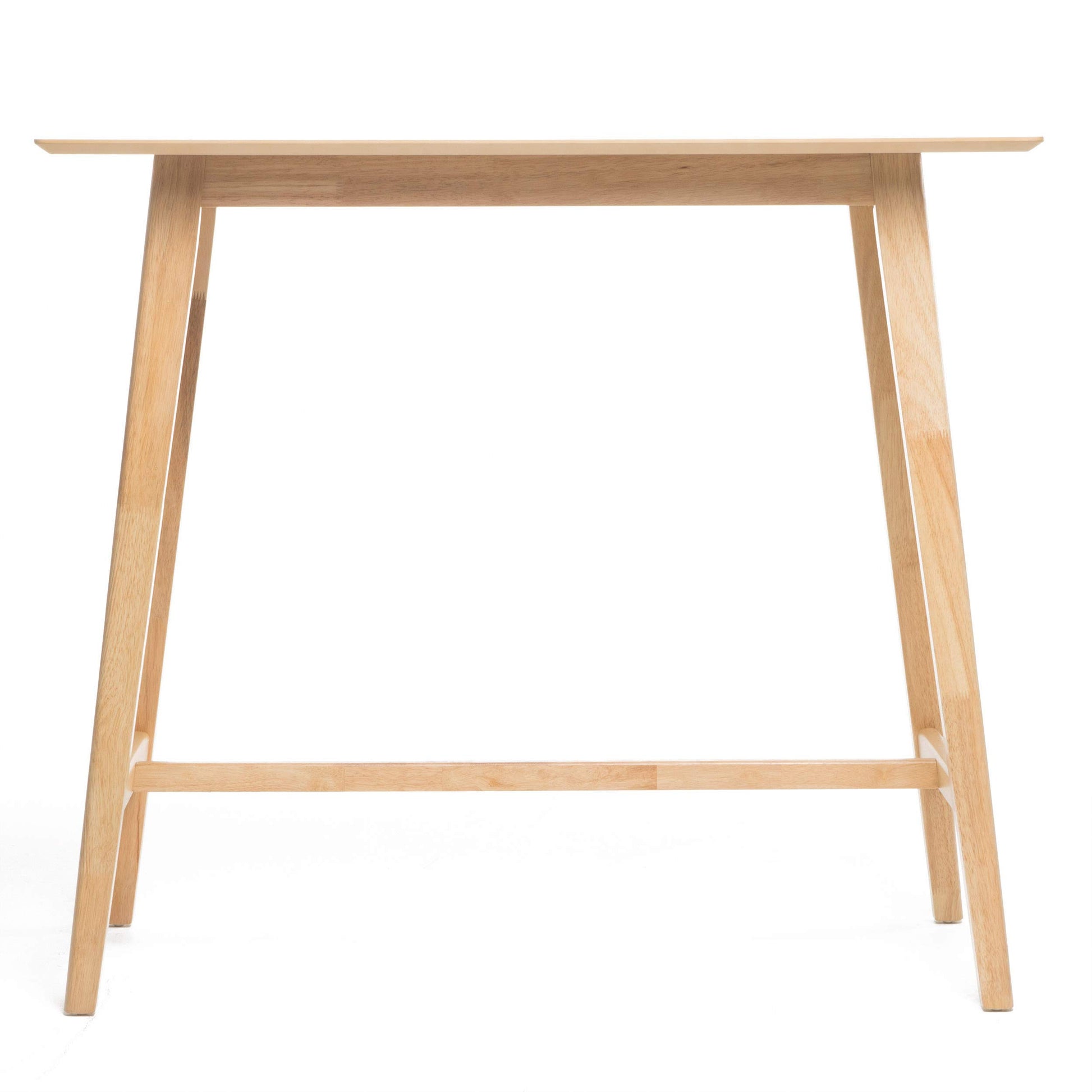 Moria Natural Oak Wood Bar Table by Christopher Knight Home - WoodArtSupply