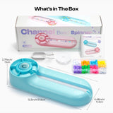 Caydo Bead Spinner with Bead Board, G1 Electric Channel Bracelet Jewelry Spinner Kit for Bracelets Designing and Making, Suitable for Pony Beads, Seed Beads, Round Glass Beads Caydo