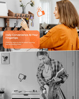 Tatub 29" Coat Rack Wall Mount with Shelf, 4 in 1 Entryway Key Holder with 7 Coat Hooks 4 Key Hangers Mail Organizer, Wood Wall Shelf for Living Room, Bedroom, Bathroom Tatub