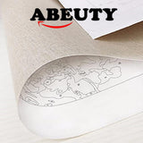 ABEUTY DIY Paint by Numbers for Adults Beginner, Pink Rose 16x20 inches Number Painting Wall Decor Handicrafts (No Frame) ABEUTY