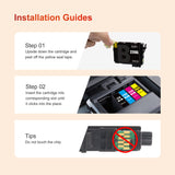 ejet Ink Cartridge Replacement for Epson 220 XL Combo Pack 220XL Ink Cartridges for Epson Printer WF-2630 WF-2650 WF-2660 WF-2750 XP-420 XP-320 (2 Black, 2 Cyan, 2 Magenta, 2 Yellow), Remanufcatured ejet