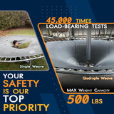 Ultrapower Sports Trampoline Mat Replacement 12FT Trampoline Replacement Mat 12 FT 72 Rings Jumping Mat for 72 Springs 5.3"-5.7" 8 Row Stitch Anti-UV Wear-Resistant Spring Hook Gloves ULTRAPOWER SPORTS