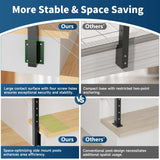 Gyykzz 42" Side Mount Stair Cable Railing Post for 36"-38" Stair Railing, Left Side Space-Saving 33° Drill Stair Handrail Deck Post for Cable Railing System Kit Indoor Outdoor Wood Concrete Gyykzz