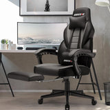 BOSSIN Gaming Chair with Massage, Ergonomic Heavy Duty Design with Footrest and Lumbar Support, Large Size Cushion High Back Office Chair, Big and Tall Gaming Computer Chair for Kids BOSSIN