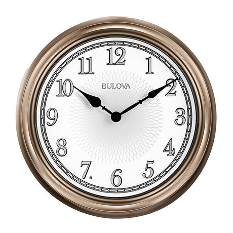 Bulova C4826 Light Time Wall Clock, Champagne Bulova