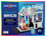 Snap Circuits BRIC: Structures | Brick & Electronics Exploration Kit | Over 20 Stem & Brick Projects | Full Color Project Manual | 20 Parts | 75 BRIC-2-Snap Adapters | 140+ BRICs Snap Circuits