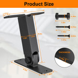 TROPTOLKY Heavy Pergola Brackets Adjustable Black Metal Roof Riser Beam Bracket Kit for Patio Roof and Patio Pergola (3Pcs ) TROPTOLKY