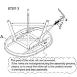 Merax Round Wood Dining Table, Farmhouse Round Extendable Dining Table with 16" Leaf For Kitchen (Natural Wood Wash) Merax