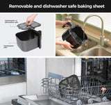 Panana 8QT Large Air Fryer Compact, 8 Preset Menus Airfryer, One-Touch Digital Control Presets, Touchscreen Display, Dishwasher Safe, Nonstick, Fit for Family (Black) Panana