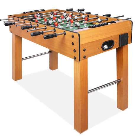 BBnote 48in Competition Sized Foosball Table, Home Arcade Tables Football, Game room, Arcade with 2 Balls, 2 Cup Golders, Game Machine Suitable for Adults and Kids BBnote