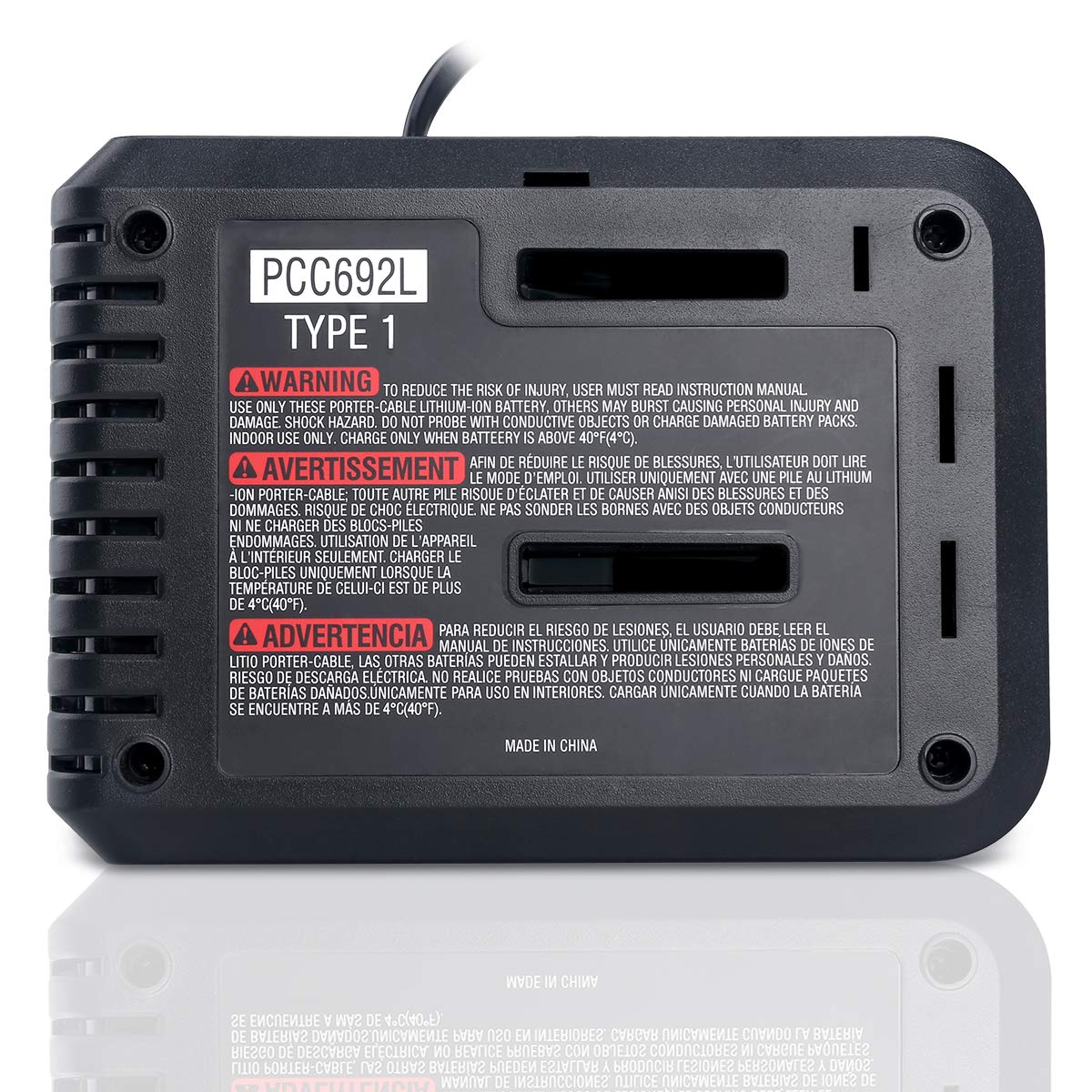 Elefly 20V Battery Charger PCC692L Compatible with Porter Cable 20V Lithium Battery PCC680L PCC685LP and Compatible with Black Decker 20V Battery LBXR20 LB2X4020 ELEFLY