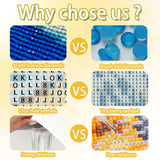 Ycydilirab Flower Diamond Art Kits for Adults-Diamond Paintings for Adults,Flowers DIY Gem Art for Adult Perfect for Relaxation and Home Wall Decor 12x16inch Ycydilirab