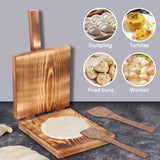 Tortilla Press Maker, 5inch Tortilla Maker Press Wood Roti Maker Tortilla Presser Mexican Tortillera Maker Quesadilla Maker for Tortillera, Pataconera and Dough Press Cyrank
