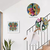 Tontut Elephant Diamond Art Painting Kits, 5D Special Shape Beginner Crystal Diamond Art Painting for Home Wall Decor Gifts 12×12 inch Tontut