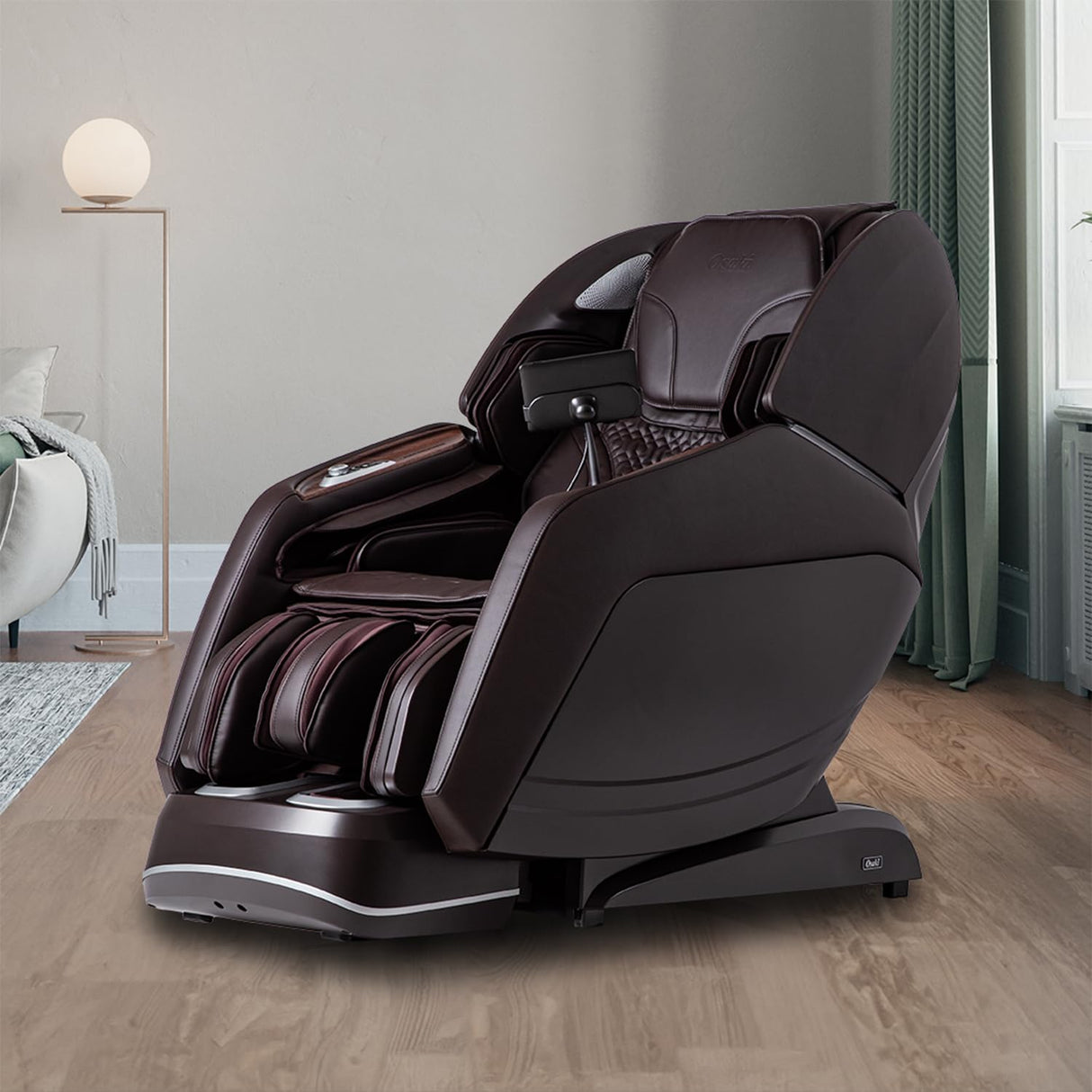 Osaki 4D Manhattan Duo Mech | Full Body Massage | 4D & 3D Duo | Zero Gravity | Auto Footrest | Auto & Manual Massage | Space Saving (Black) Osaki