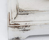 Parisloft Rustic Farmhouse Accent End Table, Natural Wood Side Table Nightstand for Dinning or Living Room 19.75 x 11.75 x 27.5 Inches Parisloft