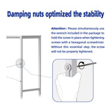 Pamray 32 Inch Computer Desk Small Spaces Desk with Storage Bag for Bedroom Writing and Home Office Work Small Study Desk Table White Pamray