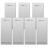 Diamond Sharpening Stone Set,Diamond Lapping Plate Coarse/Medium/Fine Grit Sharpener, Honing Whetstone for Kitchen, Sharpening Dull (150+400+600+800+1000+1500+2000) SUWAJUME