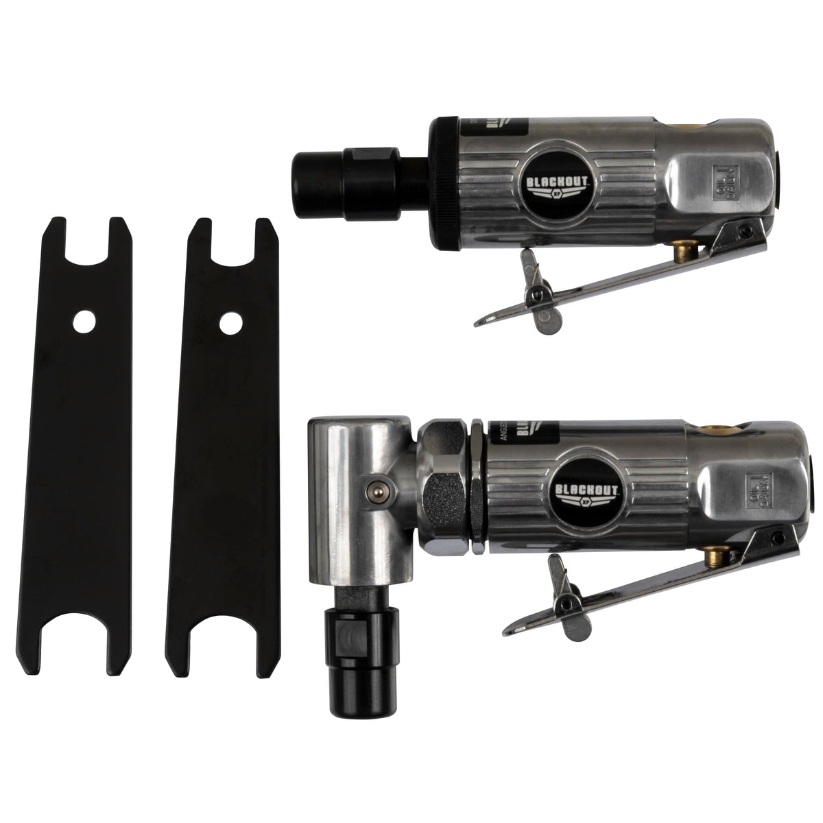 Blackout XP Air Die Grinder Kit with 1/4” Right Angle Grinder and 1/4” Straight Die Grinder Combo Blackout XP