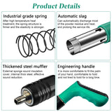 Concrete Manual Nail Gun Kit with 200 Round Nails, Mini Steel Nail Gun, Pistola De Clavos, Air Nailer Combo Kit, Pistola de Fijación - Easy to Use with Protective Gear Included QZQUFJ