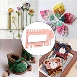 Needle Crochet View Sizer, Sweater Knitting Needle Crochet Hook Gauge Measuring Weaving Auxiliary Tool HEEPDD