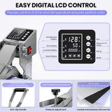 15x15 Heat Press Machine,Slide Out Heat Press Digital Clamshell Heat Transfer Sublimation Printer Press Industrial-Quality Power Heat Press for T Shirts/Pillow/Bag/Plates Creative Pattern DIY DREAMVAN