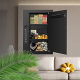 Wall Safe, Hidden Fingerprint Security wall Safe, In Wall Safe Between Studs, Upgraded Biometric/Keypad/Key Access, Secure Handgun, Documents, Jewelry, Valuables (Biometric Fingerprint) LANGGER V