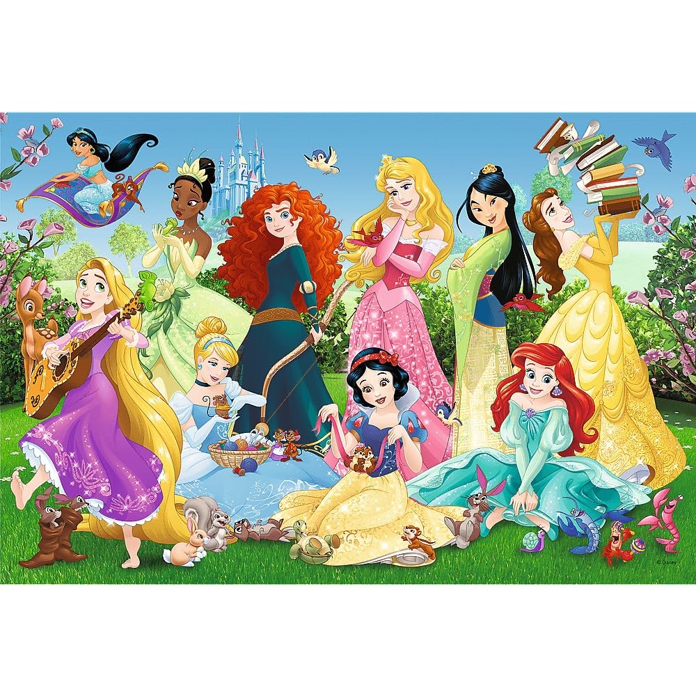 Trefl 16417 - Charming Princesses - 100 Pieces Jigsaw Puzzles for Kids Trefl
