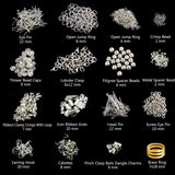 KUUQA Jewelry Making Kit Jewelry Findings Starter Kit Jewelry Beading Making and Repair Tools Kit KUUQA