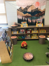 HYSEAS Decorative Round Throw Pillow, 3D Digital Print Comfortable Kids Funny Cute Wood Log Pillow Cylinder Floor Cushion for Home, Couch, Sofa, Bedroom, Living Room Decor, Trunk, 2 Pack HYSEAS